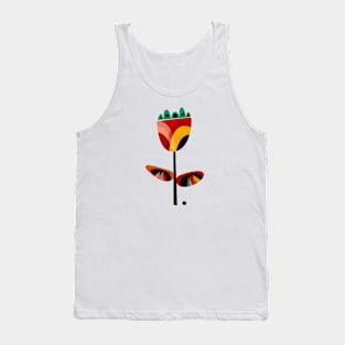 Mid Century Flower 6 Tank Top